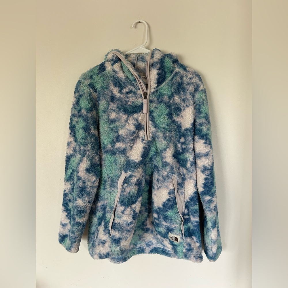 The North Face Campshire Women’s L Soft Fleece Pullover Hoodie Jacket Patterned